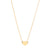 Solid Gold Heart Necklace