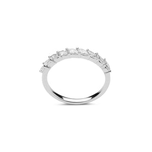 Diamond Marquise Shape Half Band