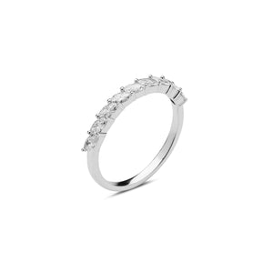 Diamond Marquise Shape Half Band